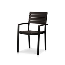Dining Arm Chair Tex Black / Black